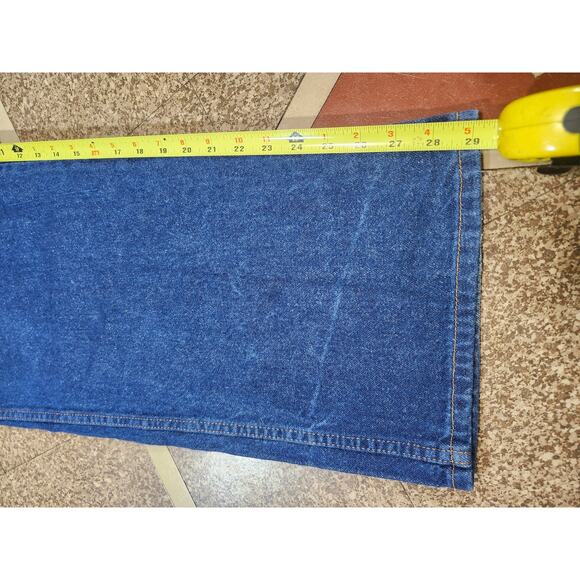 Dickies Men’s 48x28.5 Blue Denim Jeans – Relaxed Fit Workwear Straight Leg - Picture 2 of 10